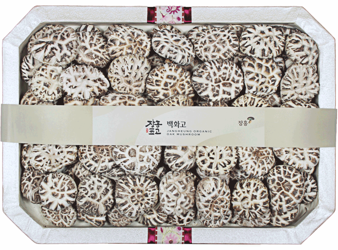 장흥표고버섯 백화고(중)특호 선물세트
