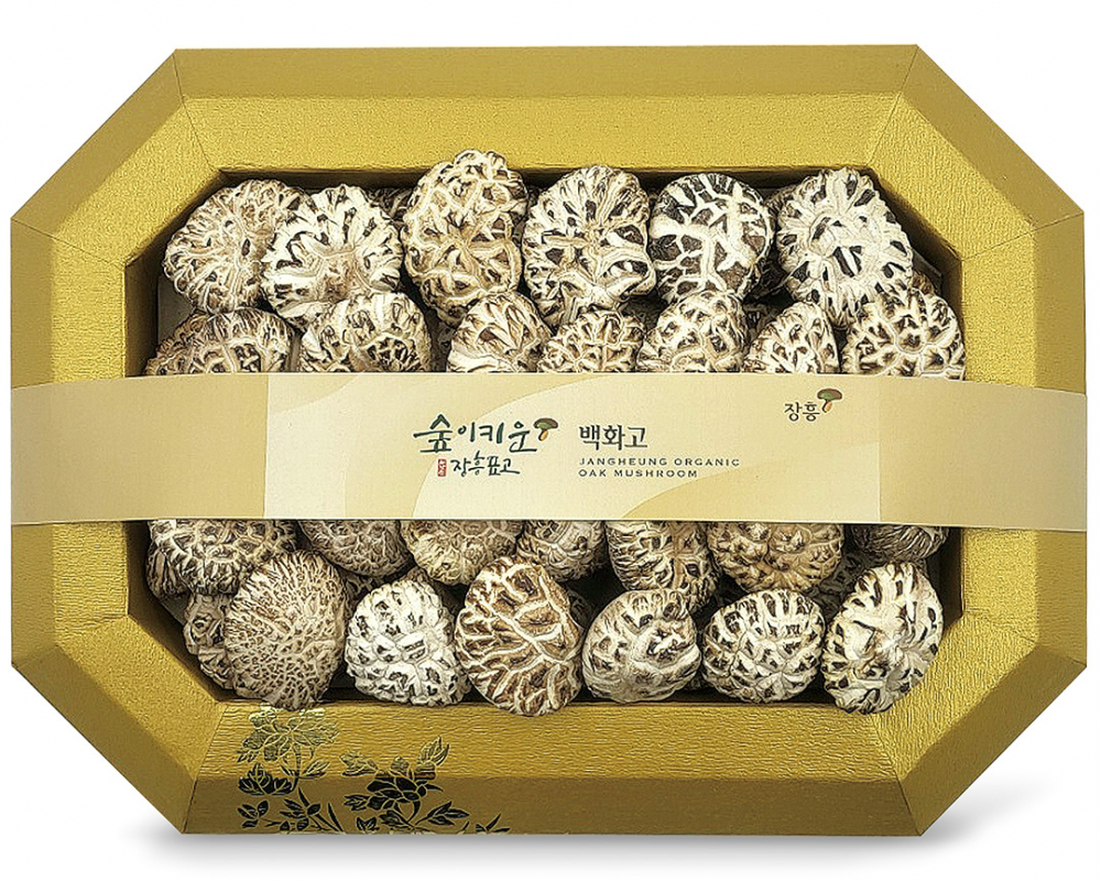 장흥표고버섯 백화고2호(소) 400g 선물세트